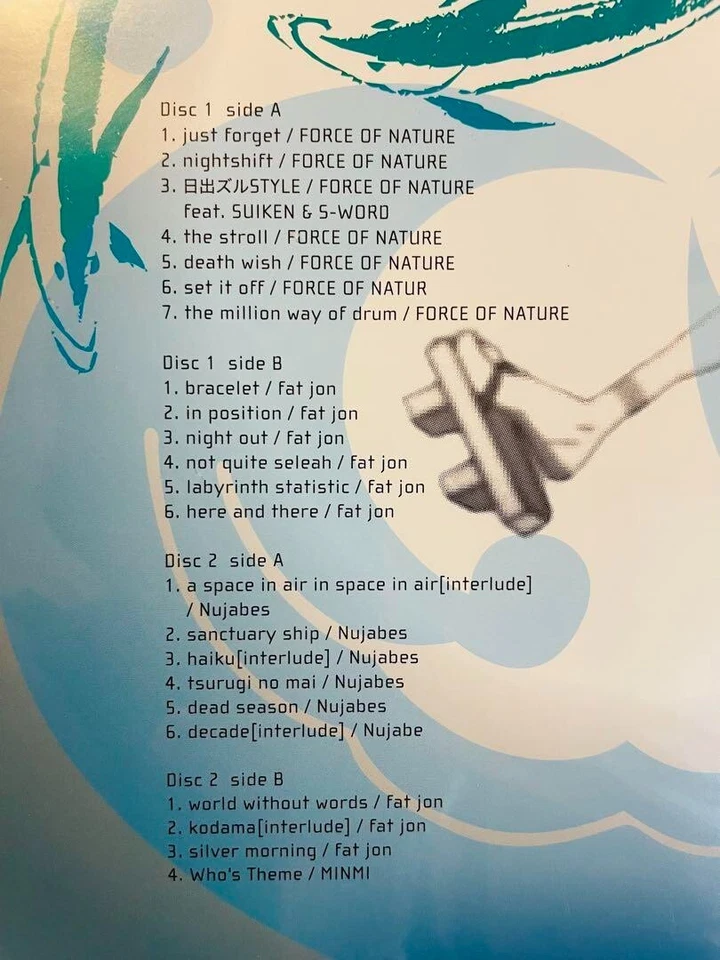 Samurai Champloo "Impression" Music Vinyl Record Nujabes 2LP from Japan NEW - Image 3 of 4