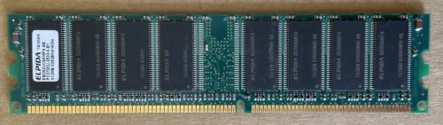 ELPIDA EBD52UC8AMFA-6B PC2700 DDR 333 512MB NON-ECC - Picture 1 of 1