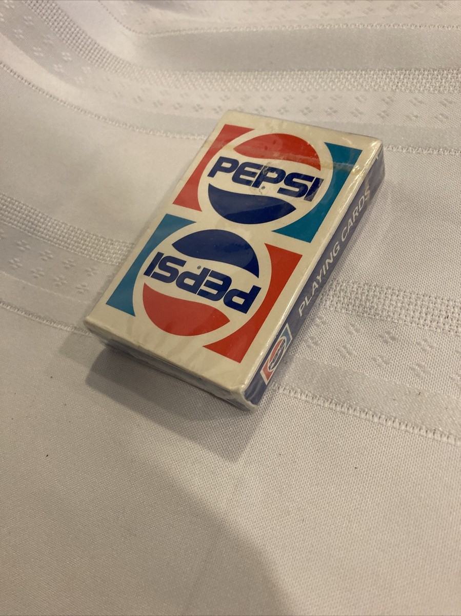 15) VINTAGE 80's PEPSI PLAYING CARDS - SEALED DECK OF PEPSI