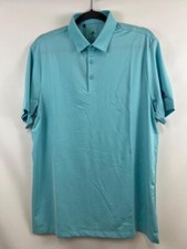ADIDAS GOLF Men's ULTIMATE 365 SOLID Short Sleeve Polo Shirt Hazy Sky Sz M NWT