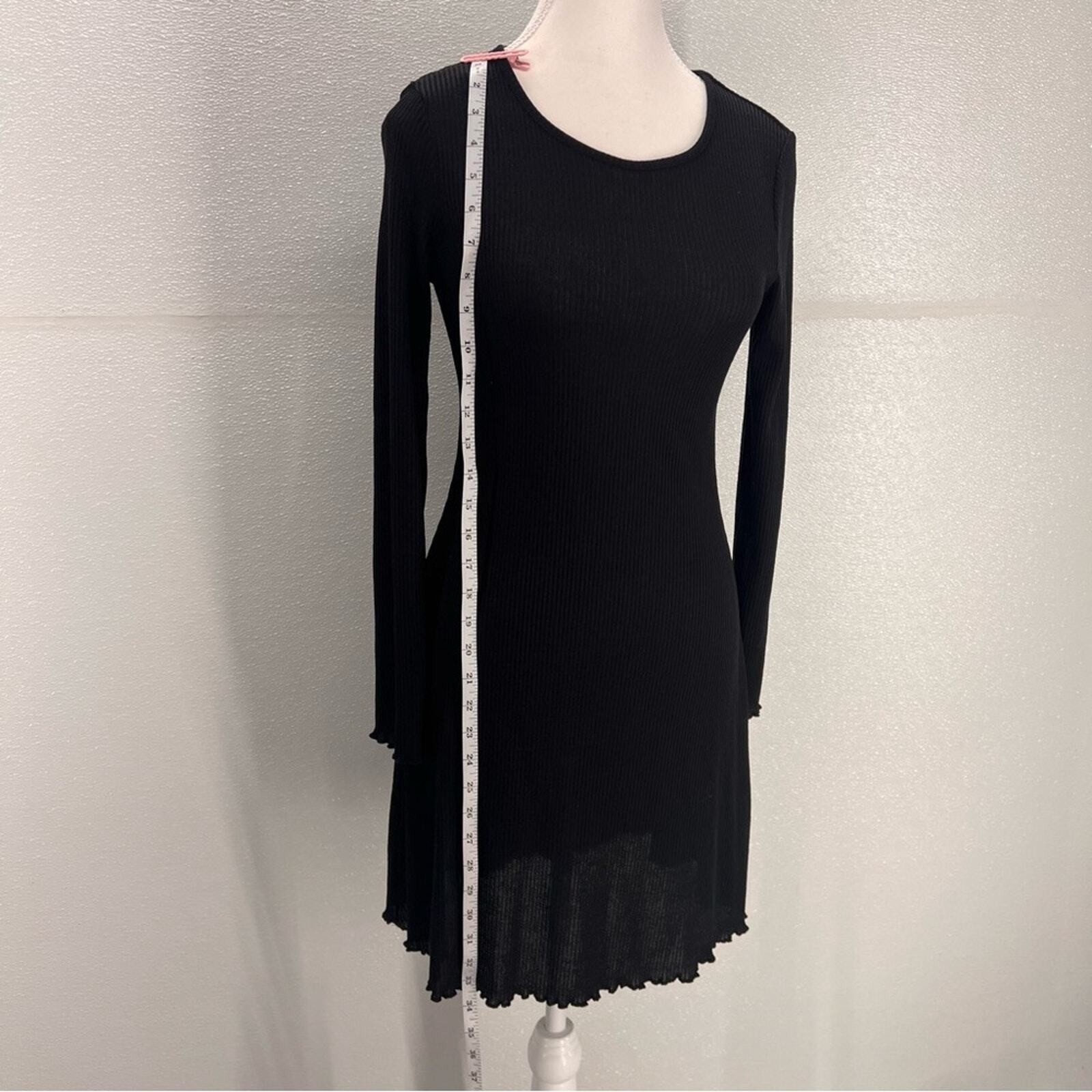 H&M Ribbed Cotton Dress Size 10 thumbnail 5