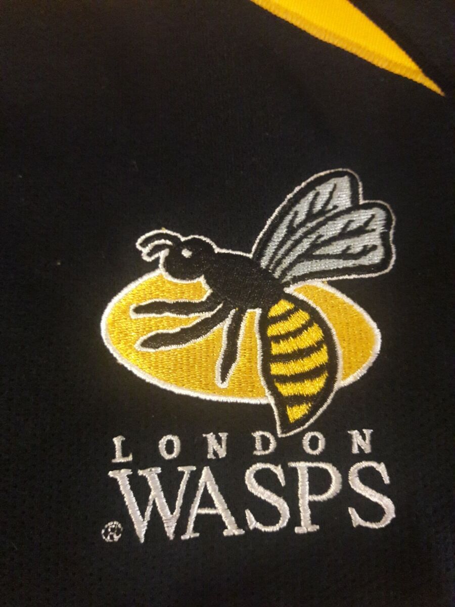 Rare London Wasps Rugby Union Football Club Shirt Jersey FC Rare London Wasps Rugby Union Football Club Shirt Jersey FC