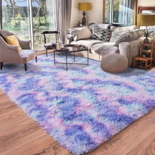 Fluffy Area Rug for Living Room, Soft Shaggy Carpet, Kids Room Dorm Decor, - Picture 19 of 84