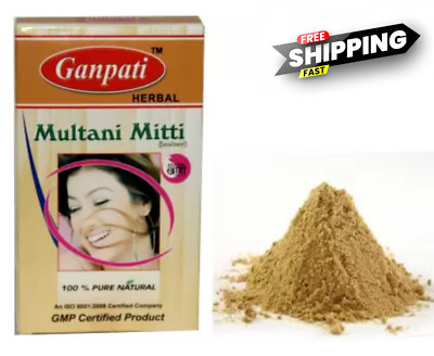 Natural Clay Powerhouse: Multani Mitti Deep cleanses, Reduces acne 200 gm