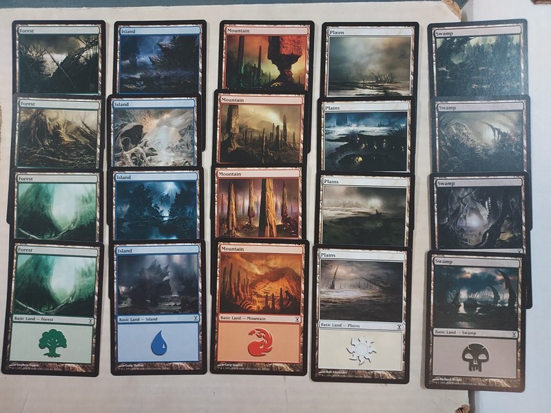 MTG Magic The Gathering TIME SPIRAL Basic Land Pack of 500
