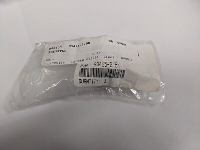 Rheostat, S3495-2.5k includes CoC (form 8130-3)