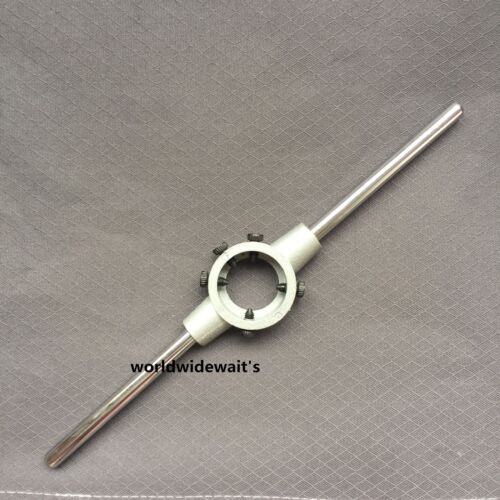 1Pc New Adjustable Metal 38mm Diameter Die Handle Round Stock Holder Wrench - Afbeelding 1 van 2