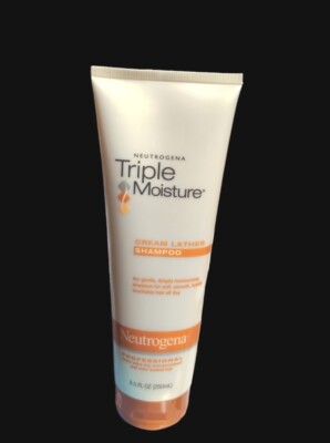 Neutrogena Triple Moisture Shampoo Cream Lather 8.5 oz (1) New Professional 