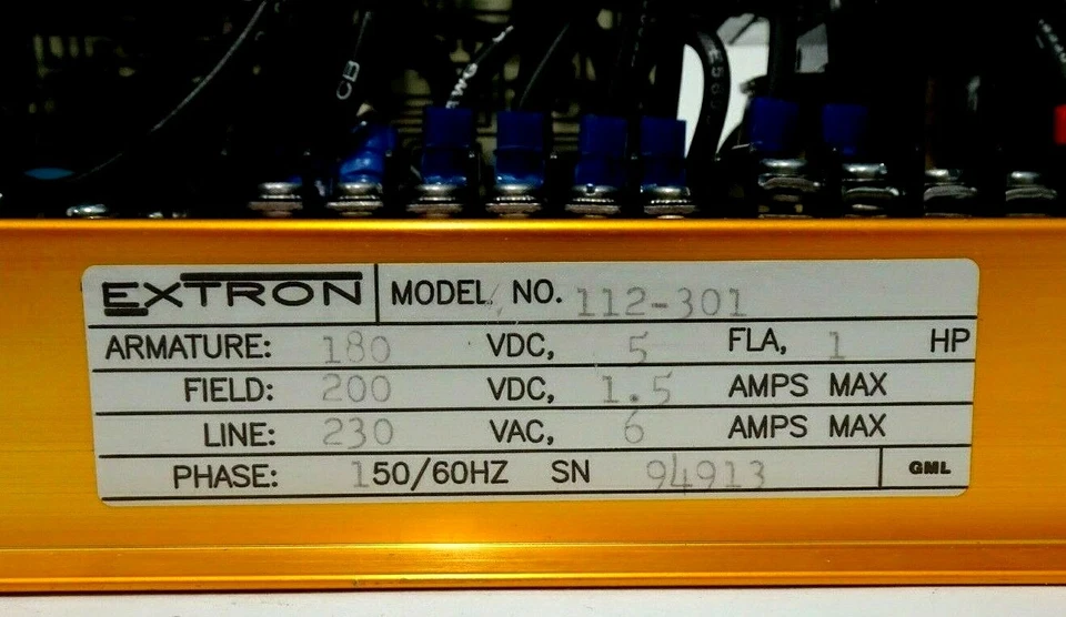 NUEVO CONTROL MOTOR EXTRON 112-301 SNAP-PAC 112301 Foto 4 de 4