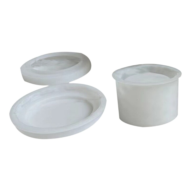 Resin Box Molds with Lids 3D Jar Silicone Mold Trinkets Storage Container Mold