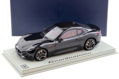 BBR 1:18 Version Concessionnaire Maserati Granturismo Folgore 2023 Nero Assoluto - Photo 1/4