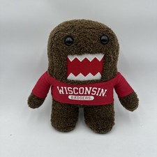 Domo Plush 11 Inch Collegiate Edition Wisconsin New With Tags RARE