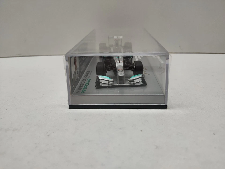 Mercedes W03 Schumacher Belgium GP 2012 1/43 Minichamps - Photo 3/4