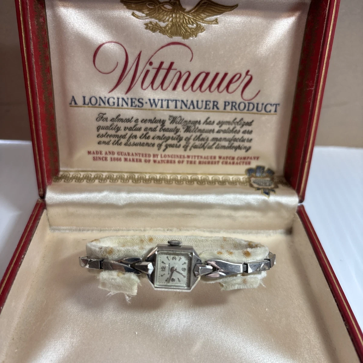 Wittnauer Stainless Steel Band Wristwatches with 17 Jewels 