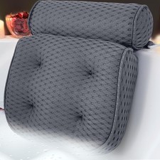 Luxury Bath Pillows for Tub  Bath Pillow Bathtub Pillows for Head and Neck Suppo