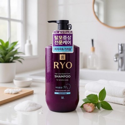 [ Ryo ] Anti Hair Loss Expert Care Shampoo For Sensitive Scalp 400ml US Seller