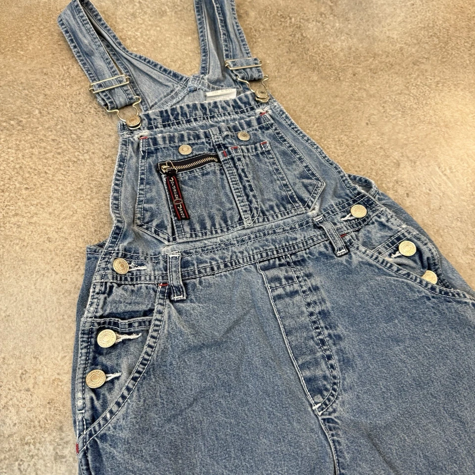 Mono vaquero Jordache vintage años 90 juvenil M 8-10 azul Jean baberos boho años 90 Foto 3 de 4