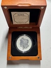 1921 Morgan Silver Dollar In Capsule And Woden Box