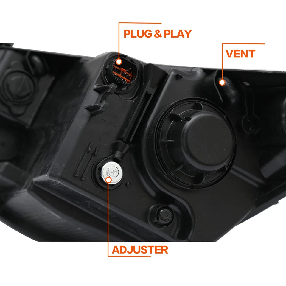 For Kia Soul 2014-2019 Headlights Headlamps Halogen Pair W/O Bulbs Pair Halogen Foto 4 de 4