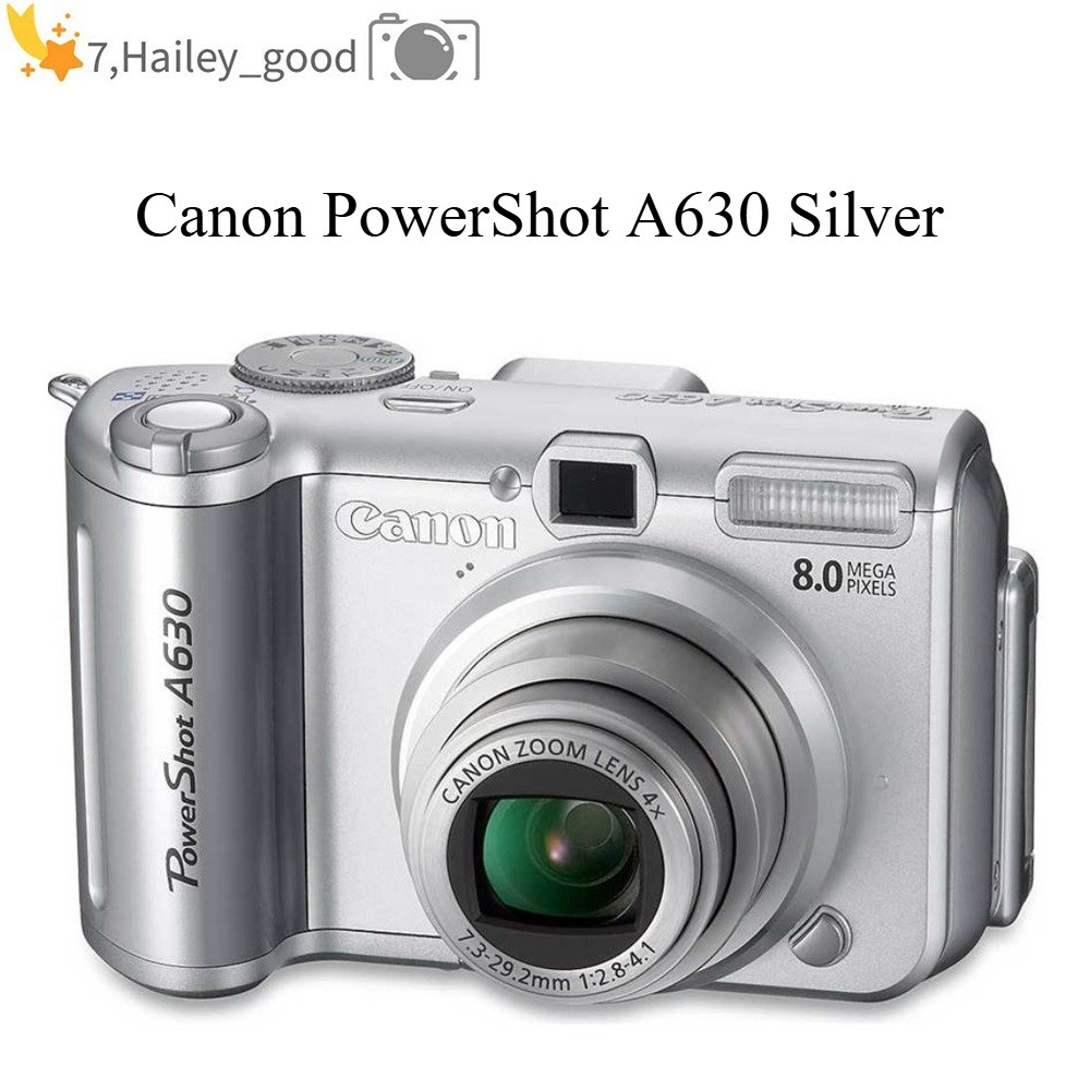 Canon PowerShot A630 Digital Camera 8MP 4X Optical Zoom Silver