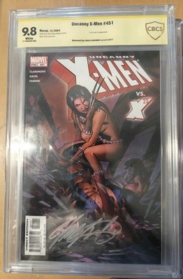 Uncanny X-Men 451 CGC SS 9.8 2004 Signed by Chris Claremont X23
