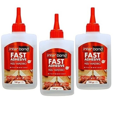 Interbond Sekundenkleber Extra Stark 100g 3 Stück
