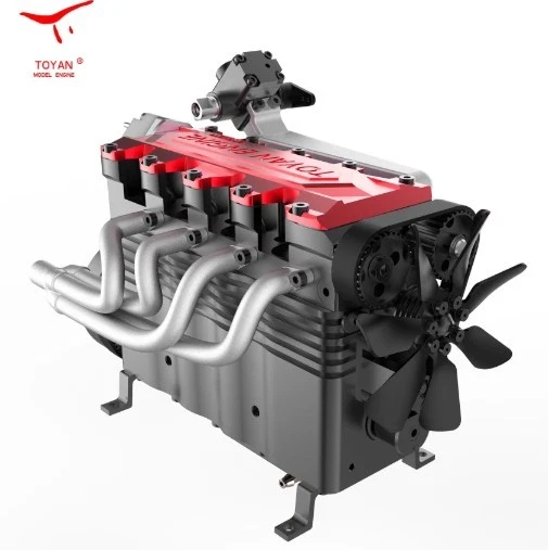 Toyan Motor FS-L400 BGC 14CC DIY 4 Stroke 4 Cylinder RC Gasoline Engine - Image 3 of 4