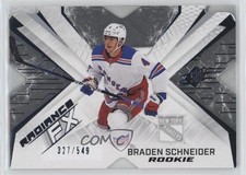 2022-23 SPx Radiance F/X Rookies /549 Braden Schneider #RFX-97 0l2