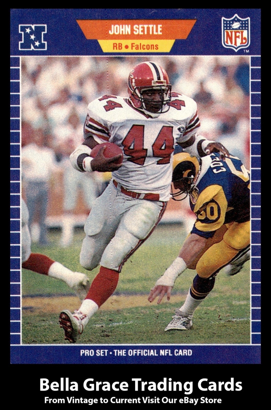 1989 Pro Set John Settle #15 Atlanta Falcons Rookie NFL Football