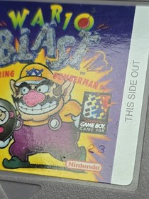 Wario Blast Game Boy Nintendo GB Original Bomberman Authentic No Yellowing 