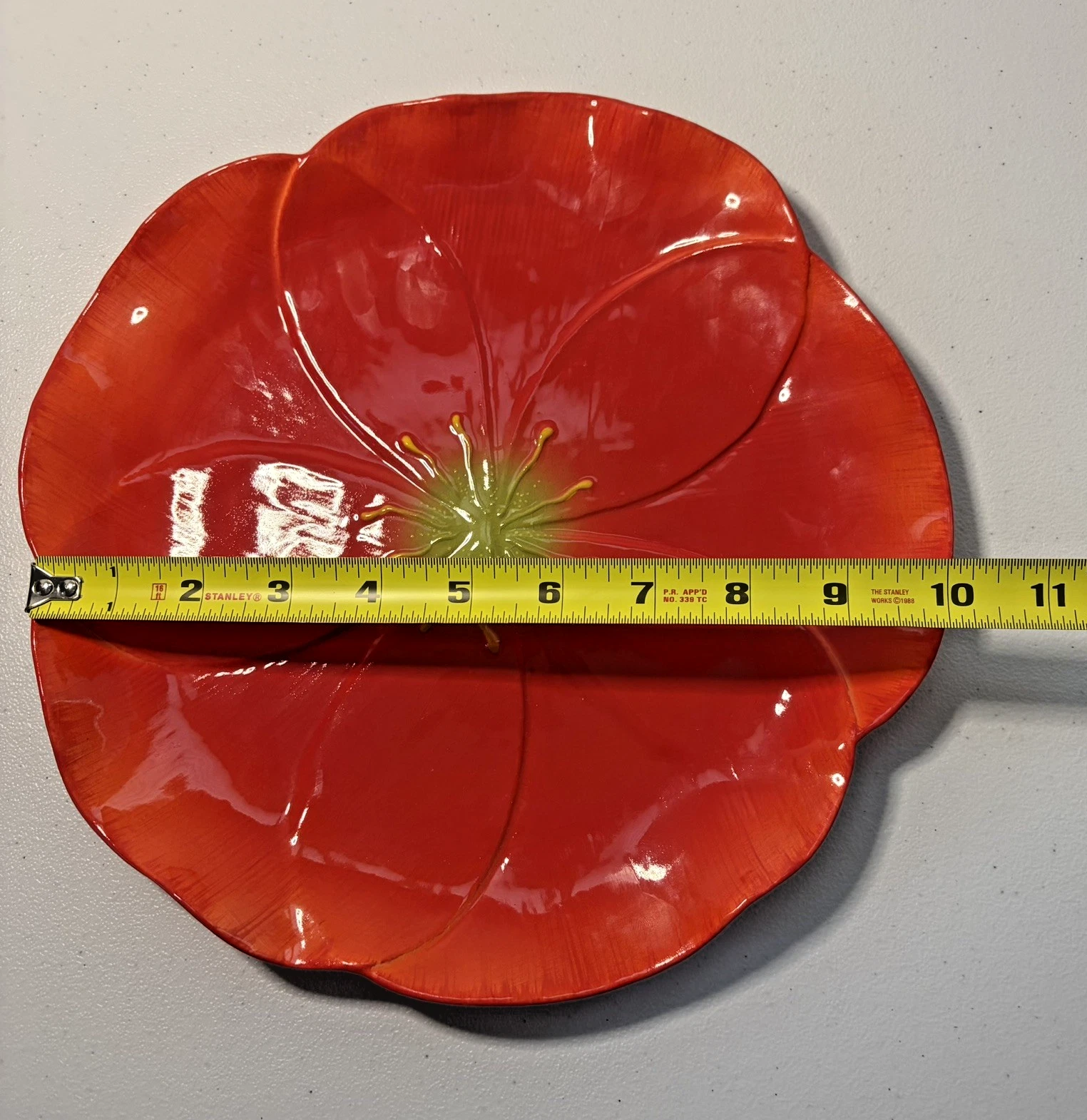 Mustardseed and Moonshine Poppy Dinner Plate - Thumbnail 2