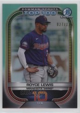 2021 Bowman Scouts Top 100 Aqua Refractor 27/125 Royce Lewis #BTP-10 hn8