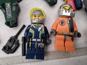 Parts LEGO Agents Set 8632 Swamp Raid, Minifigure Chase, Break Jaw, Alligators