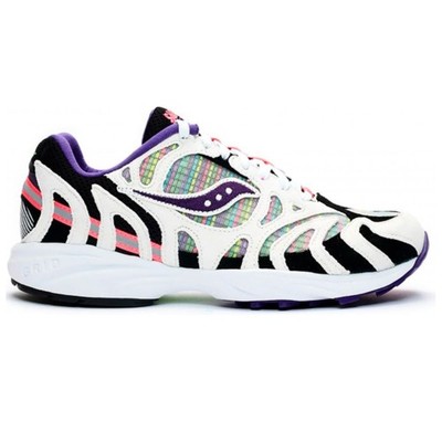 Damen Schuhe Saucony Grid Azura 2000 Leder Turnschuhe 38