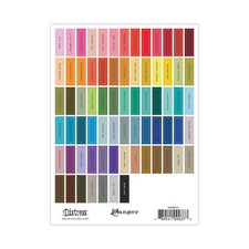 Ranger Distress Mini Ink Pad Label Sheet - Black, TDA90373 byTim Holtz