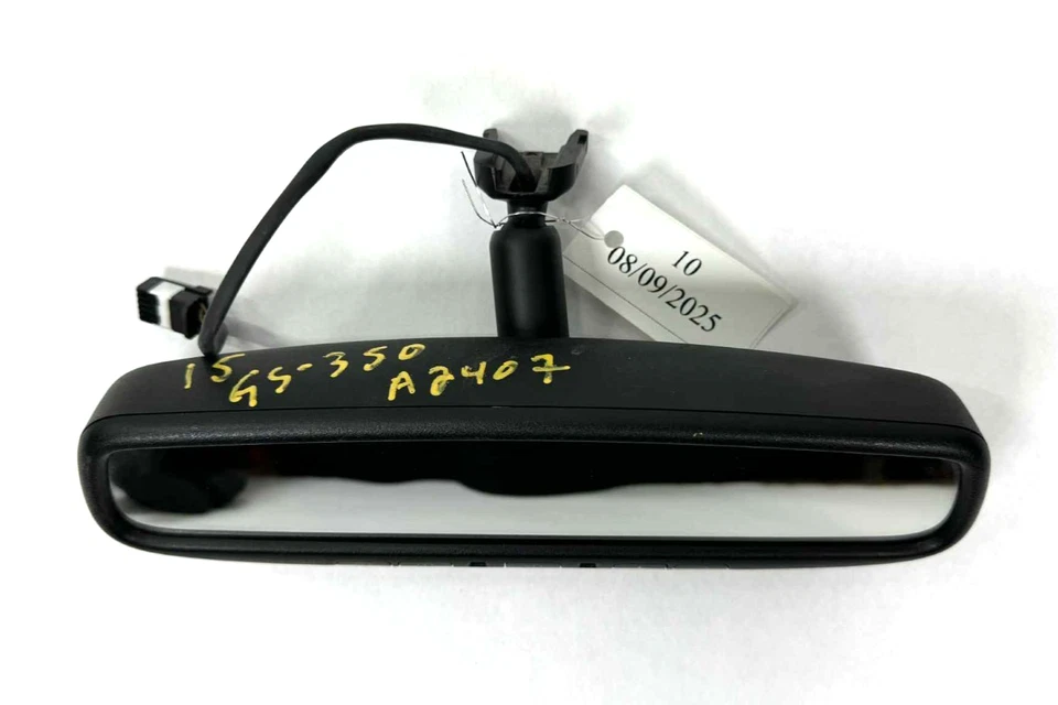 Внутреннее зеркало заднего вида 2013-2015 Lexus GS350 с автоматическим затемнением и Homelink от оригинального производителя - Изображение 2 из 4