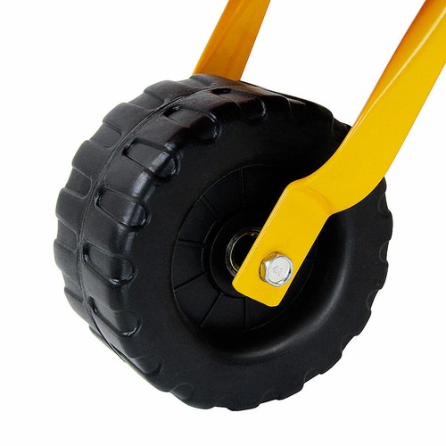 Kids Metal Wheelbarrow Children's Size Ourdoor Garden Backyard Play Toy Red - Picture 11 of 11