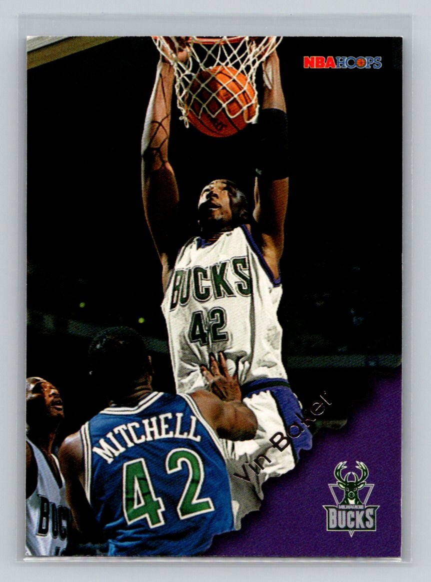 1996-97 Hoops #87 Vin Baker Milwaukee Bucks Basketball Card