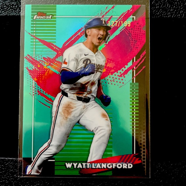 2026 Topps Finest - Wyatt Langford #241 Aqua Refractor /199