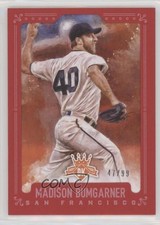 2017 Panini Diamond Kings Red Framed 47/99 Madison Bumgarner #80 0f8