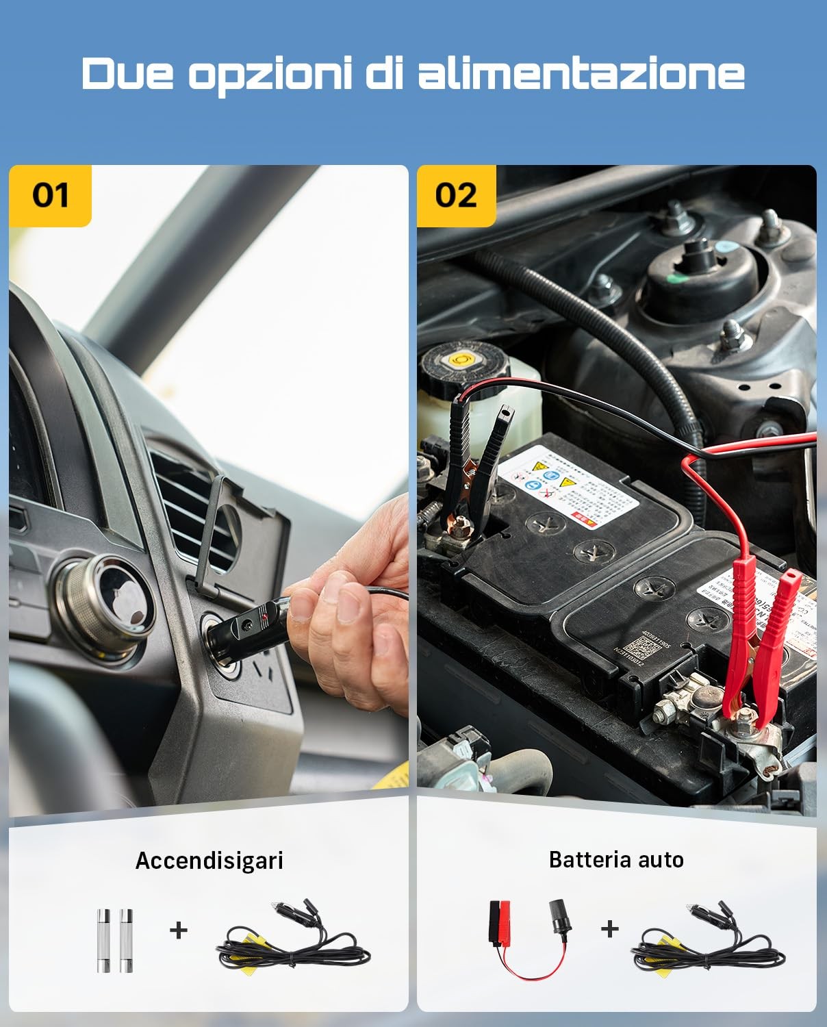 Cric Idraulico Elettrico per Auto 5 Tonnellate 12V con Telecomando e Luce LED - Miniatura 5