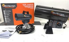 Mr.Heater 60,000 BTU Forced Air Propane Outdoor Space Heater Hose+Regulator*USED