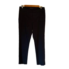 Erica Taylor Women's L Navy Business Office Stitch Fix Ankle Pants Sexy Everyday