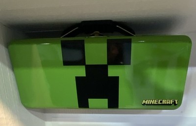 Minecraft Creeper Face Green Lamp - Minecraft Video Game Series