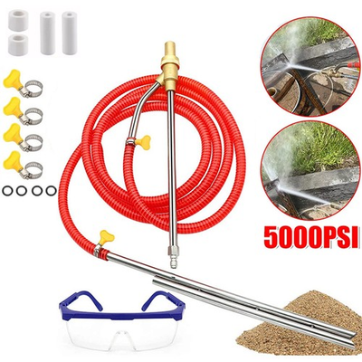 #ad 5000 PSI Pressure Washer Sandblasting Kit Wet Abrasive Sand Blaster Attachment $29.98