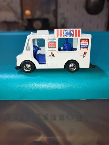 Vintage 1983 Hot Wheels Good Humor Truck Mattel Diecast 1:64 White & Blue