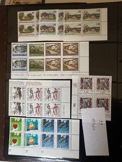 1999 Liechtenstein Viererblöcke Nominale 124 8 Sfr