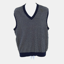 Vintage Tommy Hilfiger Golf Sweater Vest Men's Large Made in the USA Grandpacore