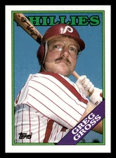 1988 Topps Greg Gross  Philadelphia Phillies #518 NM-MINT or Better