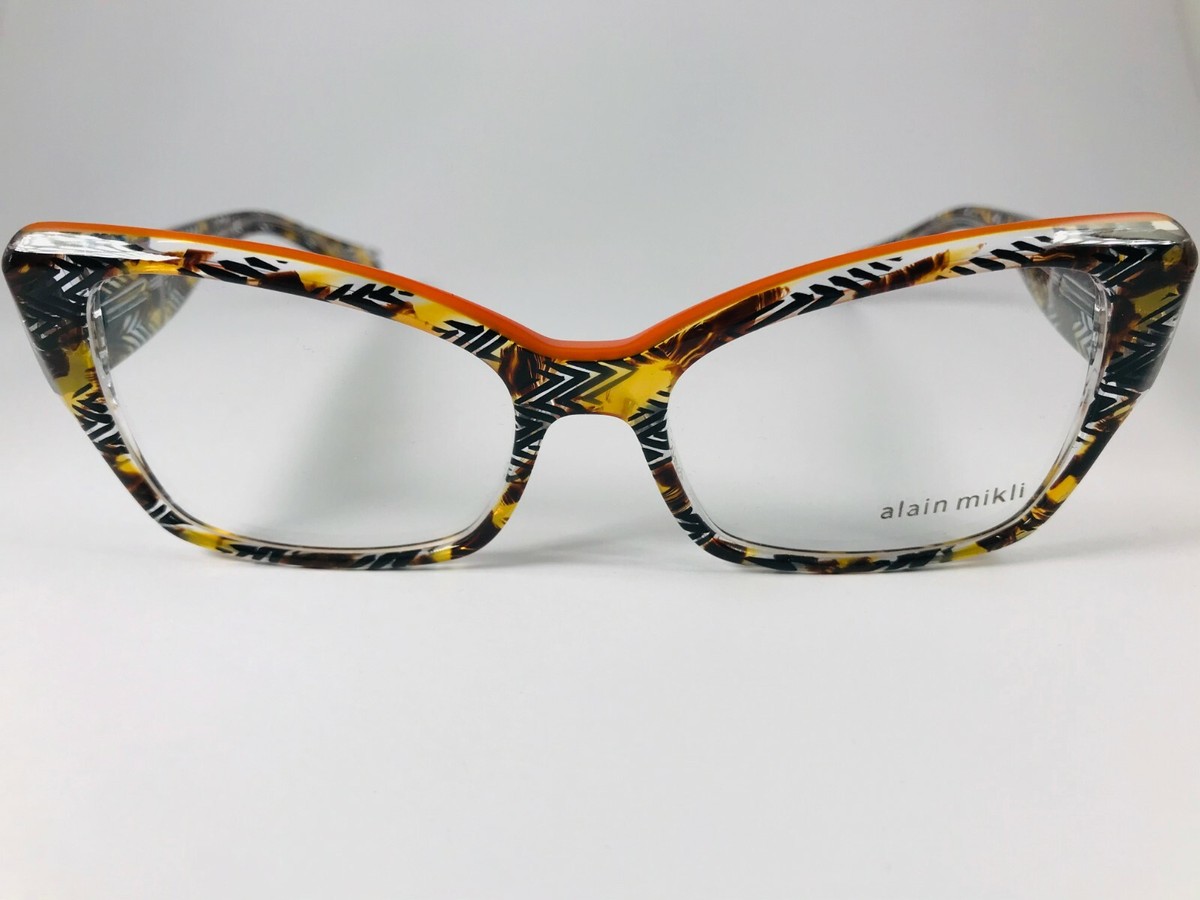 Alain Mikli Eyeglasses A03036 E002 Havana Tortoise Orange 52-17